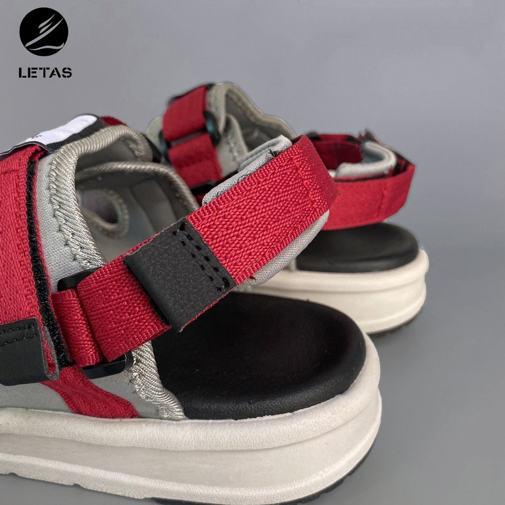 Sandal Unisex Letas D1001 Đỏ Tro