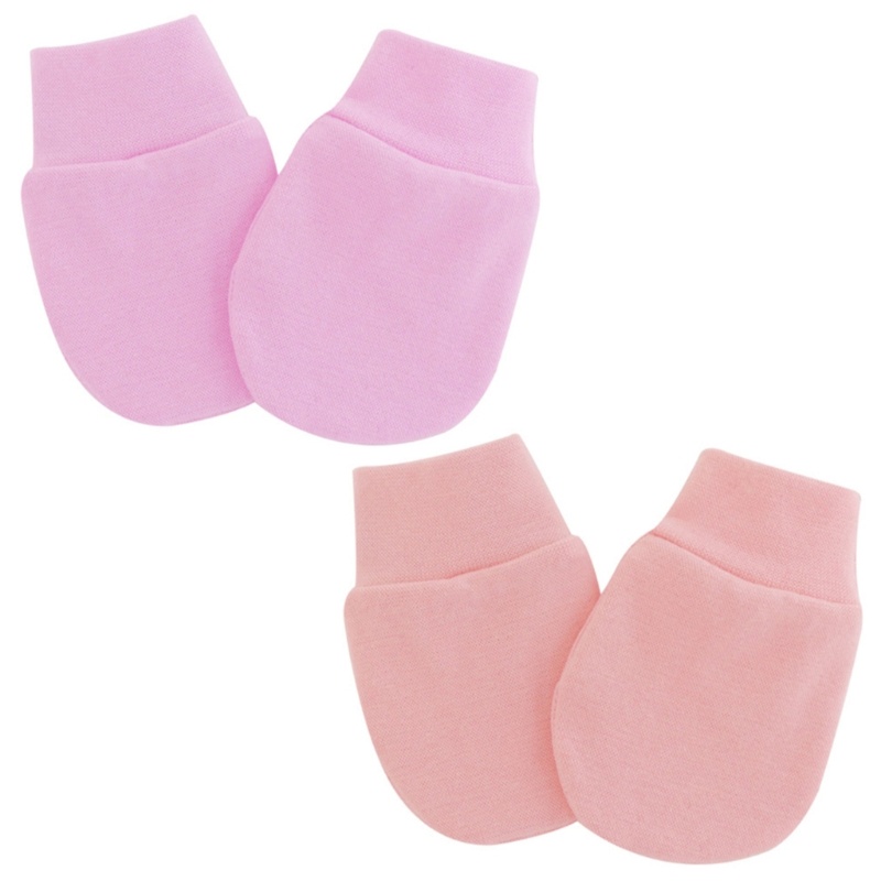 1 Đôi Găng Tay Cotton Mềm Chống Xước Cho Bé Sơ Sinh