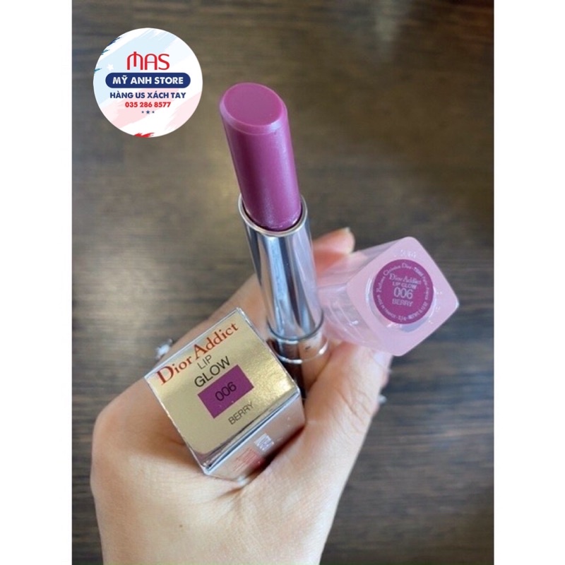 SON DƯỠNG DI0R LIP GLOW MÀU 006- BERRY