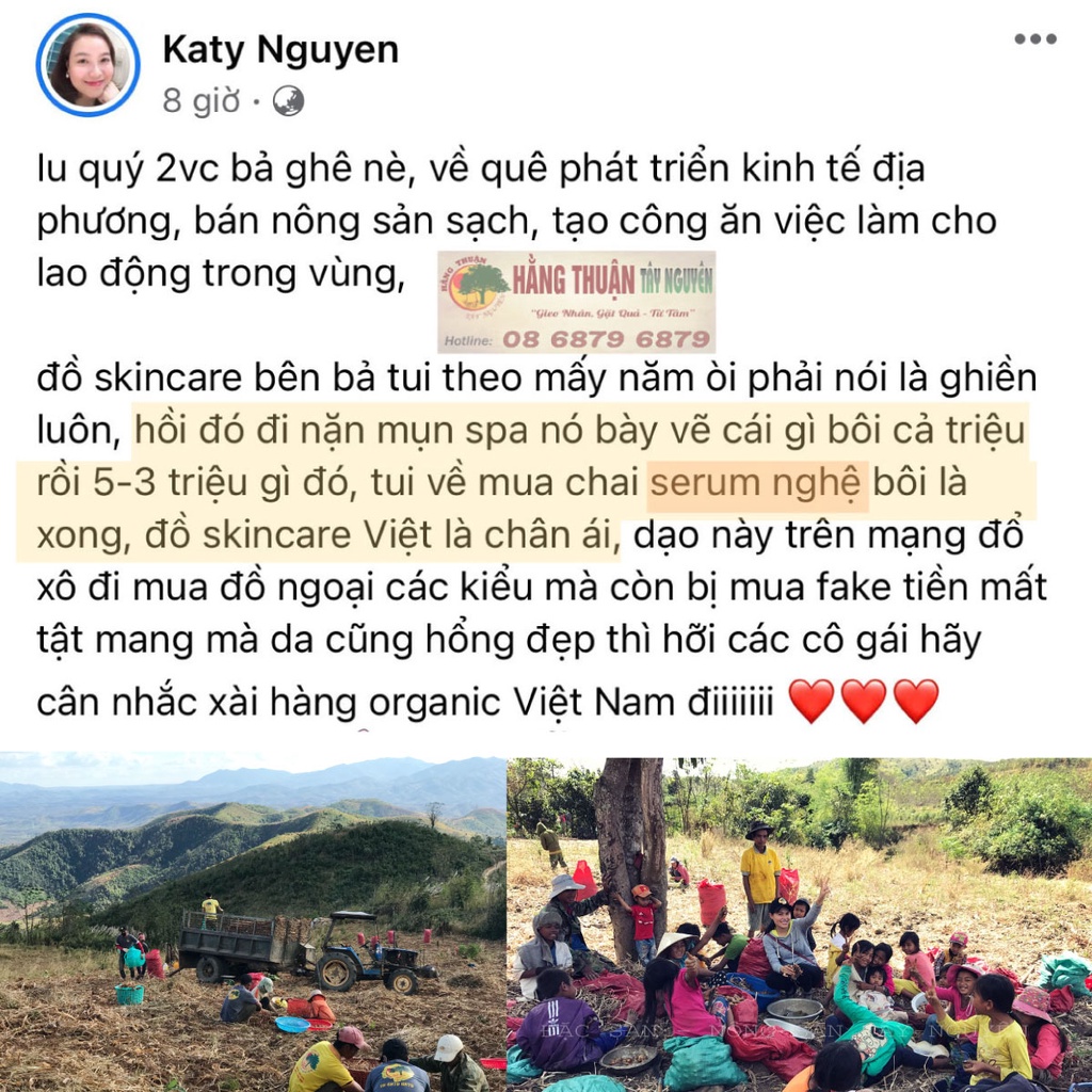 SERUM TINH CHẤT NGHỆ CÔ ĐẶC