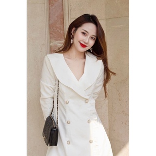 Váy blazer linen Yennhien.studios