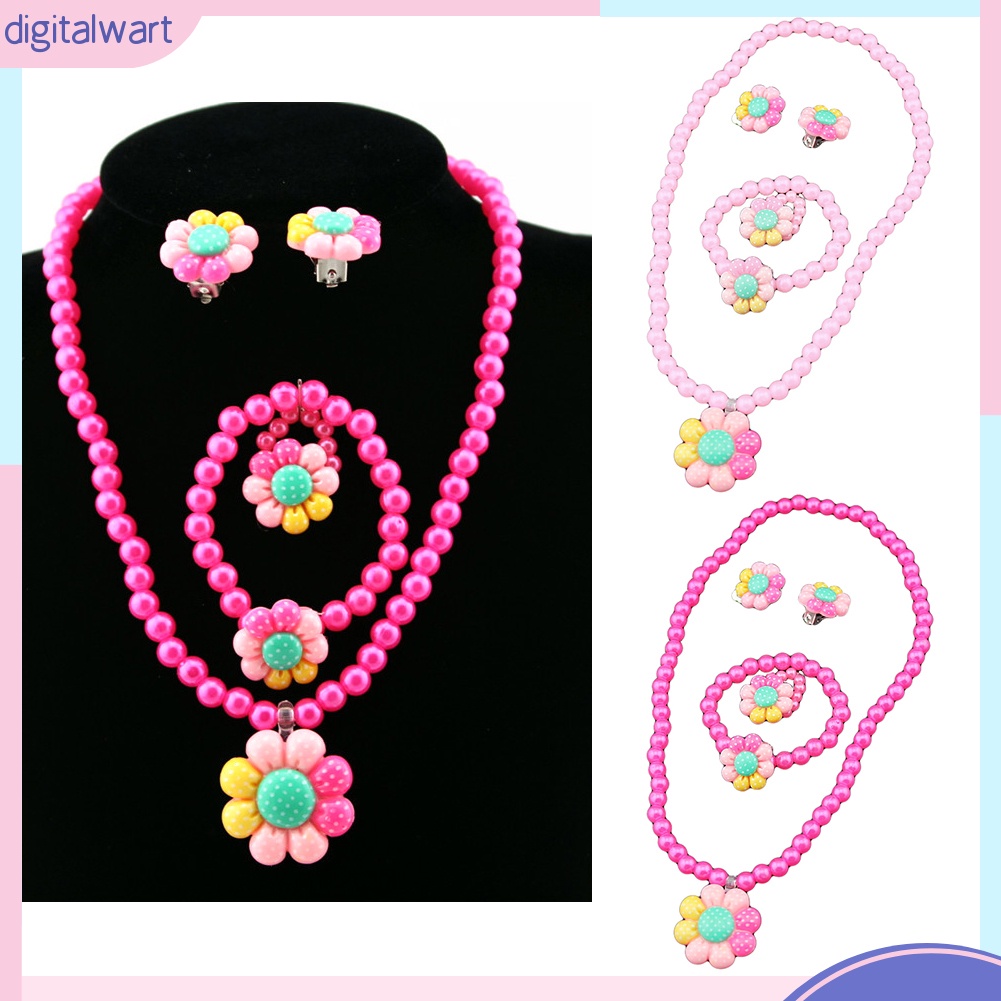 Bộ trang sức ngọc trai đồ chơi cho bé ngọt ngào dễ thương