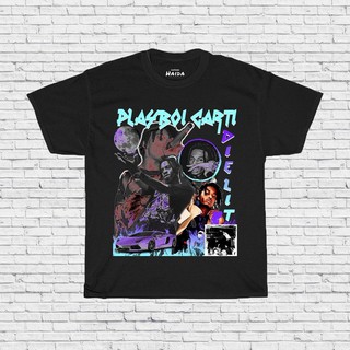 Áo thun in hình Playboi Carti phong cách vintage