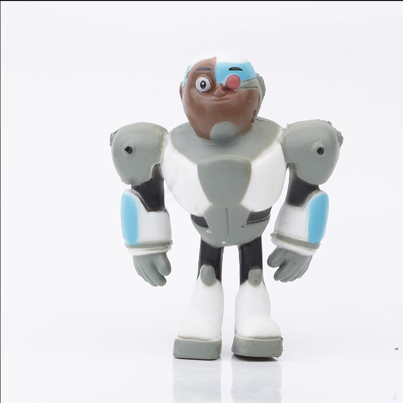 Set 6 Mô Hình Đồ Chơi Nhân Vật Robin Raven Beast Cho Bé