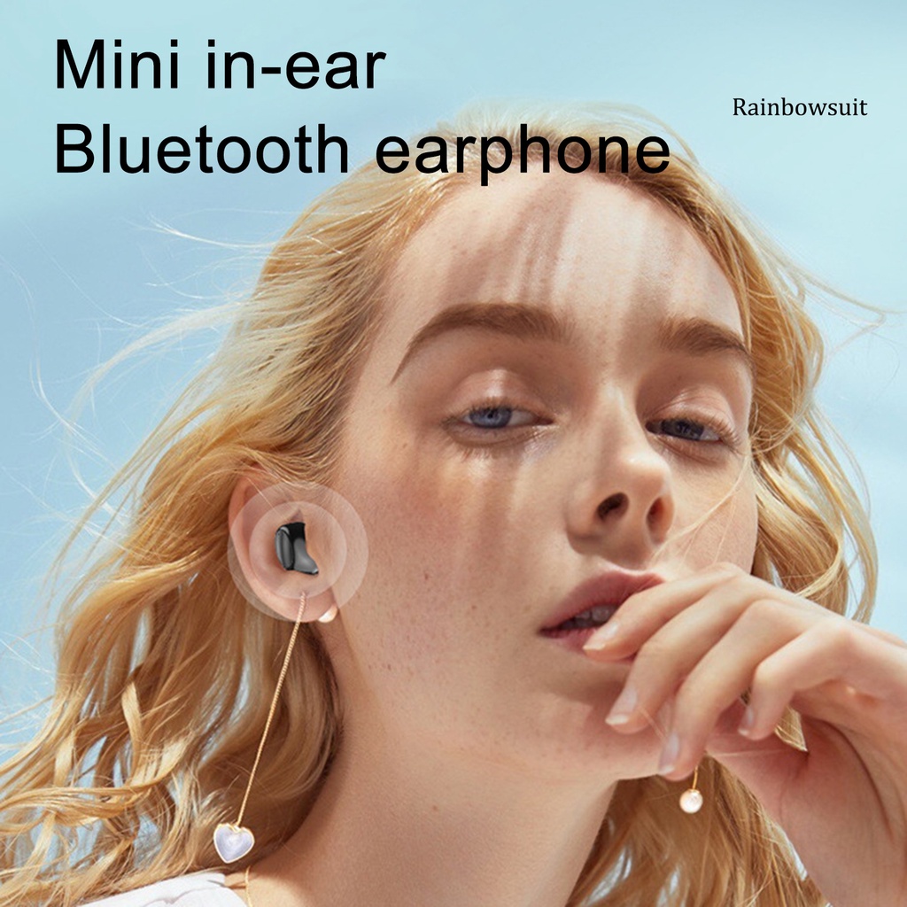 Tai Nghe Nhét Tai Rb- 1 X6 Bluetooth 5.0 Không Dây Chống Thấm Nước Điện Thoại