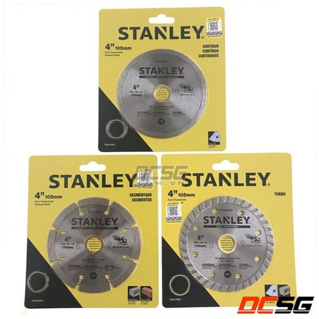 Đĩa cắt gạch 4&quot; 105mm Stanley STA47401L (Cắt ướt)