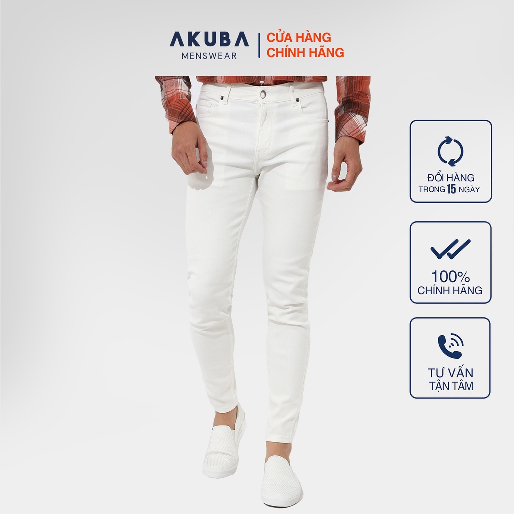 Quần Jean Nam Form Slimfit AKUBA | 01D19114
