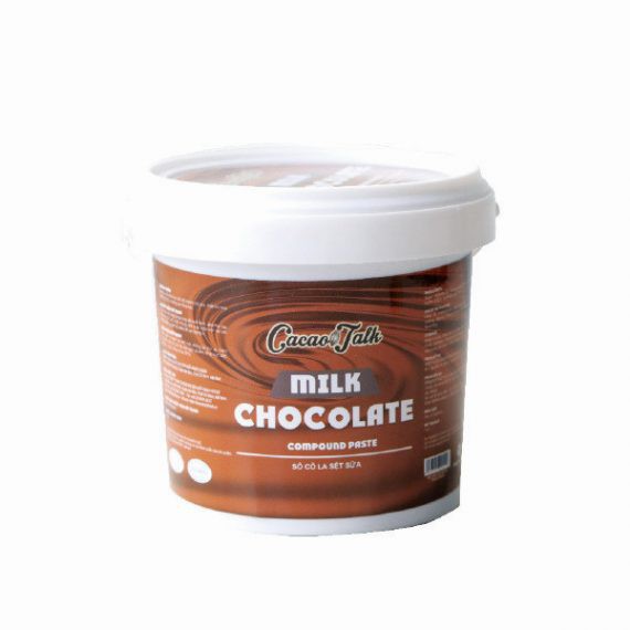 Socola sệt sữa Cacao Talk 500gr/1 lít dùng cho các ứng dụng trong sản xuất bánh, kẹo thơm ngon tiện dụng
