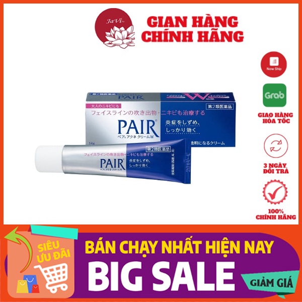 Kem ngừa mụn Pair Acne W Cream Nhật Bản 24g