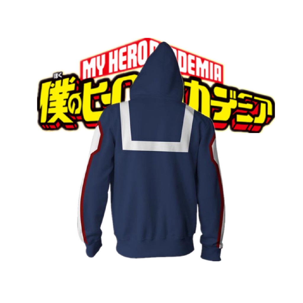 Áo khoác có dây kéo in hình Boku no Hero Academia Kohei Horikoshi