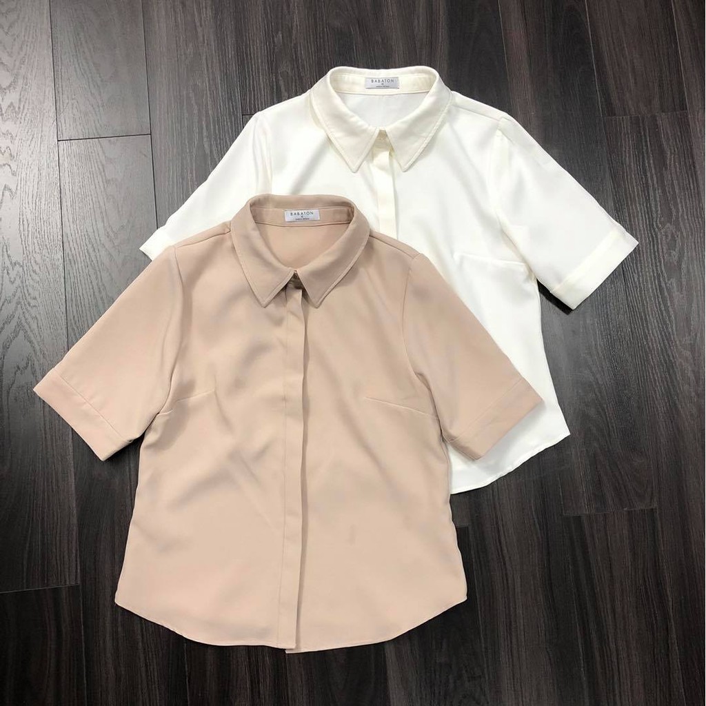[Mã SKAMA8 giảm 8% đơn từ 300k] sơ mi Babaton (phom thường)