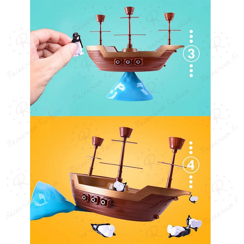 Bộ trò chơi board game Don 't Rock the Boat Skill Action
