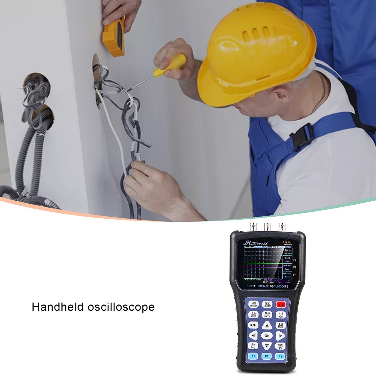 [hàng mới về] Handheld Oscilloscope JDS6052S Digital Storagesignal Function Generator