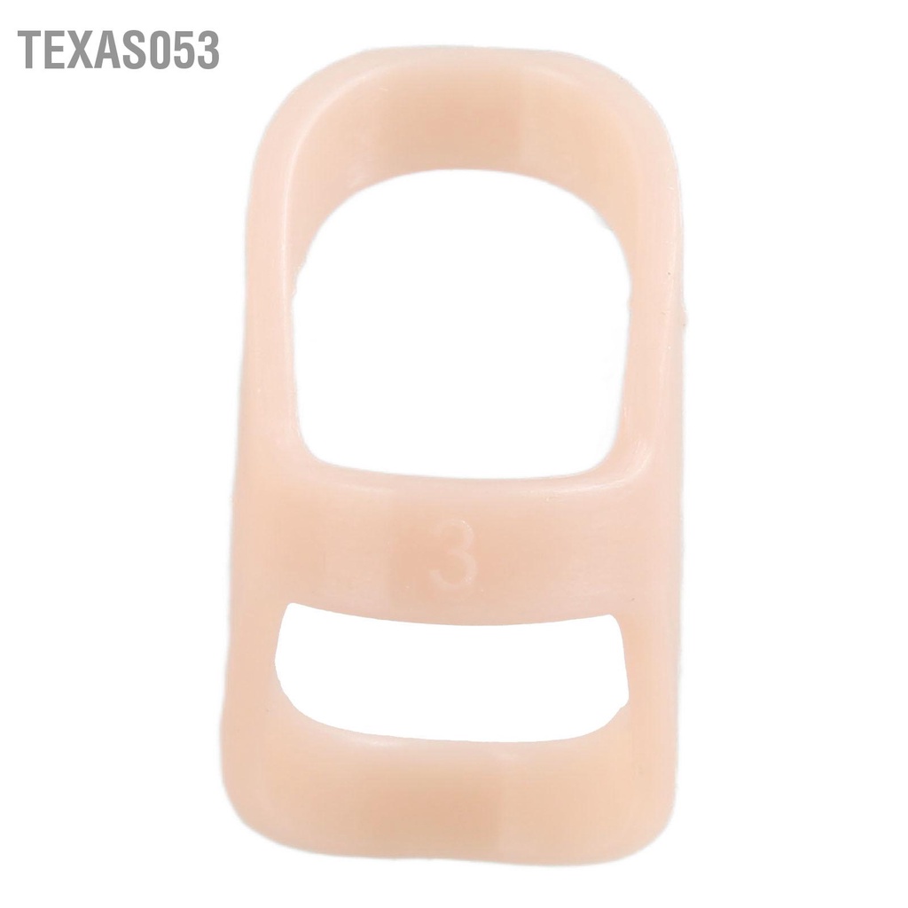 Texas053 3 cái Nẹp hỗ trợ ngón tay Hình bầu dục Giảm đau nhức Chống thấm nước Hỗ Bảo vệ Kích thước 2 4
