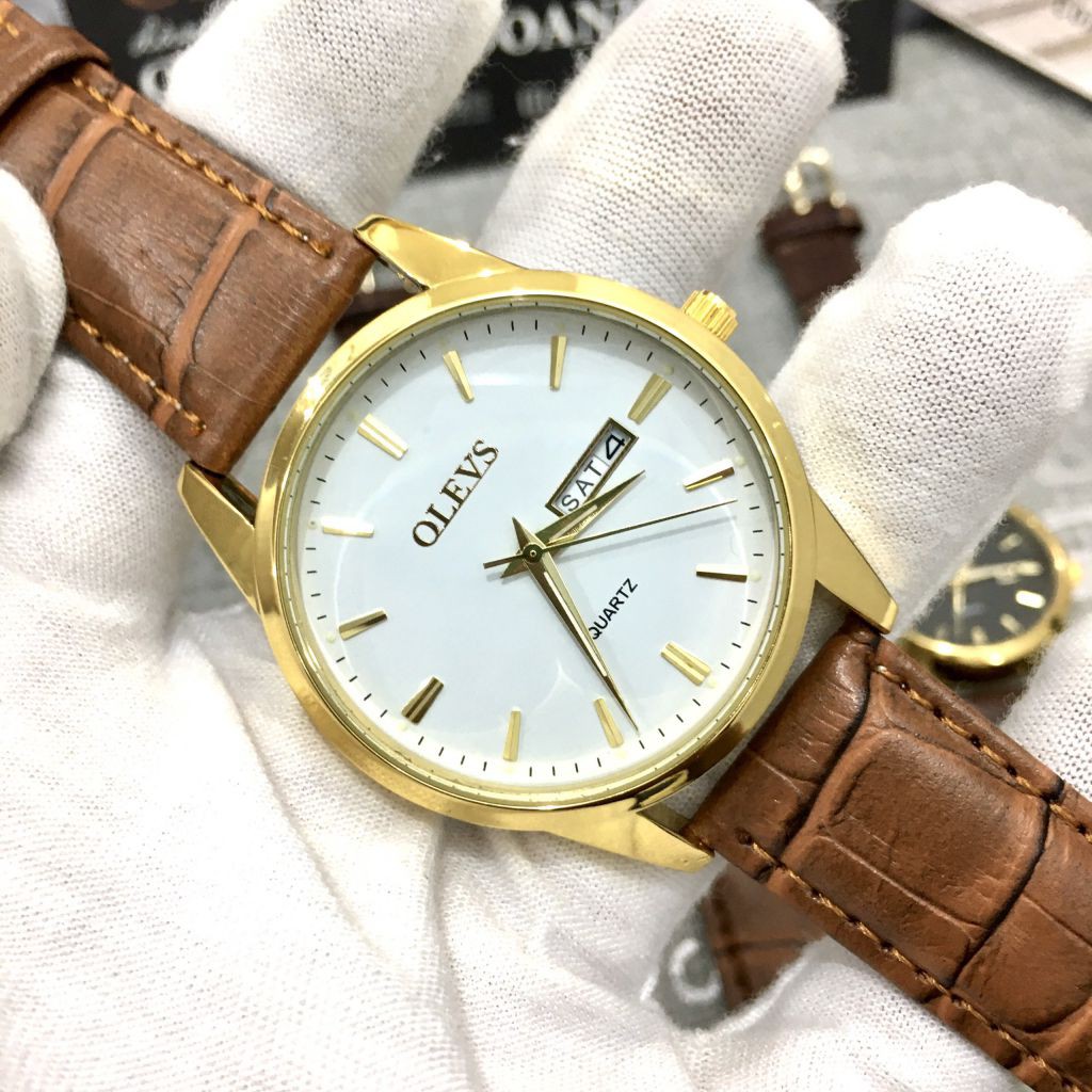 ( Mã FSS08MAY3 giảm 15% đơn hàng từ 50k ) đồng hồ cặp OLEVS nam nữ - OLV02, thiết kế hiện đại, trẻ trung | BigBuy360 - bigbuy360.vn