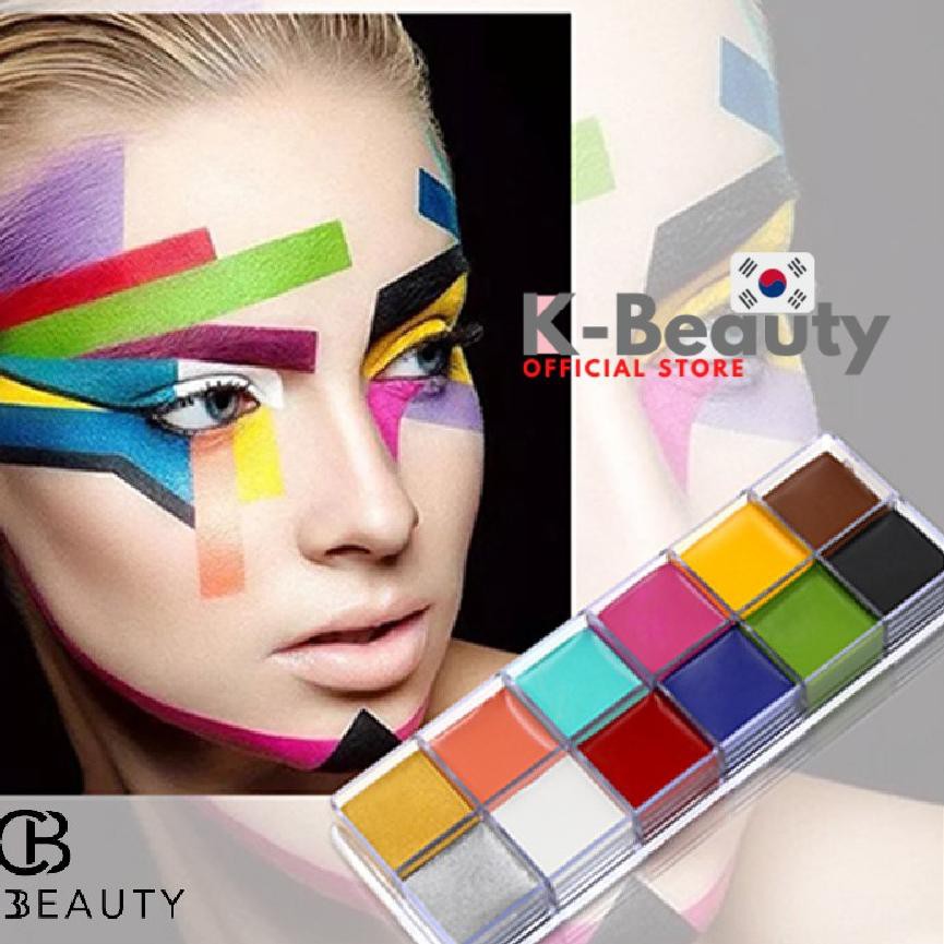 (hàng Mới Về) Bảng Phấn Trang Điểm 12 Màu Tiện Dụng Chất Lượng Cao | BigBuy360 - bigbuy360.vn