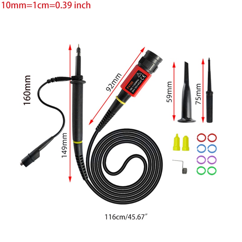 Đầu Dò Dao Động 100MHz Độ Nhạy Cao Chuyên Dụng