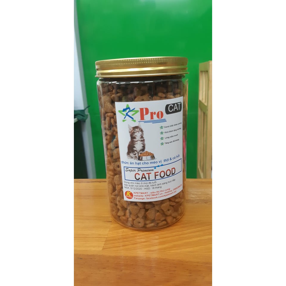 Thức ăn mèo KPRO CAT FOOD hộp 400g (dùng được cho mèo con và mèo trưởng thành)