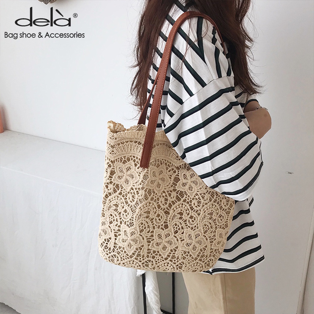 Dela Túi Đeo Vai Mùa Hè 2022 Di Động Tươi Mới Phong Cách Hàn Quốc Cổ Điển