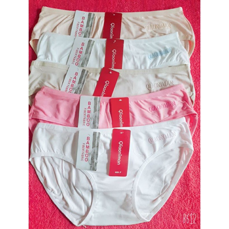 Combo 5 quần lót nữ thun cotton.