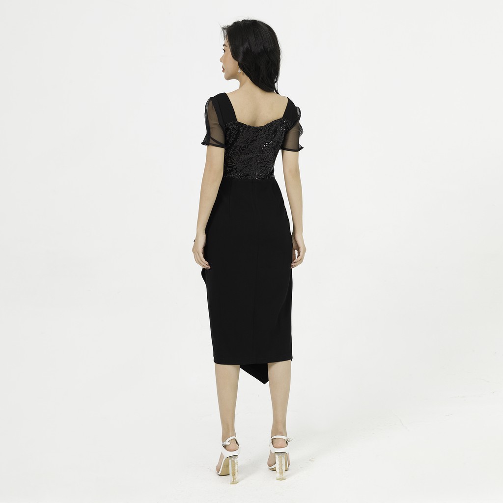 Đầm Dạ Hội SHE'S BACK Bèo Xếp S63F20Q016