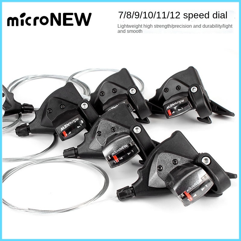 Tay Lái Xe Đạp Leo Núi MicroNEW MicroNEW Tốc Độ Cao Điều Chỉnh 9 Tốc Độ Ngón Tay 24-27 Tốc Độ 8 Tốc Độ