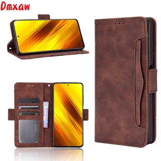 Bao Da Nắp Gập Có Ngăn Đựng Thẻ Cho Xiaomi Mi Poco X3 Nfc 10 K30 Ultra Redmi 9c 9a 9 Note 8t 8 K30 Pro 8a 8