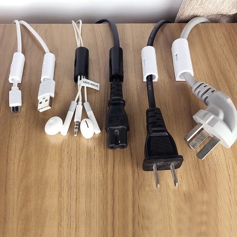 Set 20 giá đỡ dây cáp Kẹp giữ dây cáp  bằng  sắp xếp để bàn thích hợp cho dây cáp tai nghe chuột gọn gàng tiện dụng