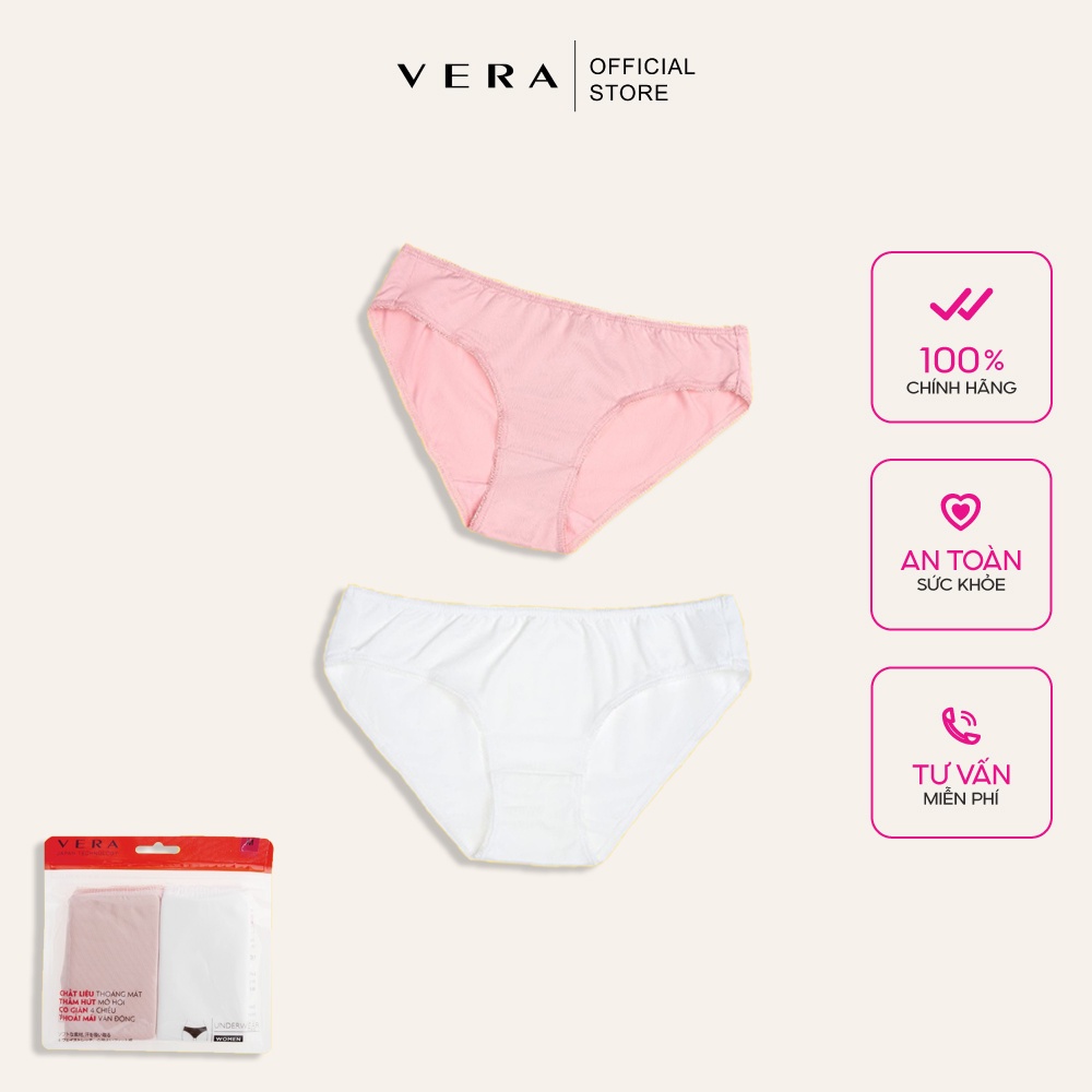 Combo 02 quần lót nữ cotton VERA 7166