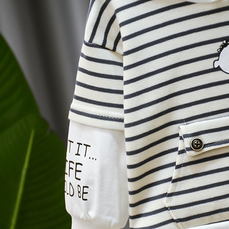 Set Đồ Thể Thao Hai Món Thời Trang Xuân Thu Cho Bé Trai