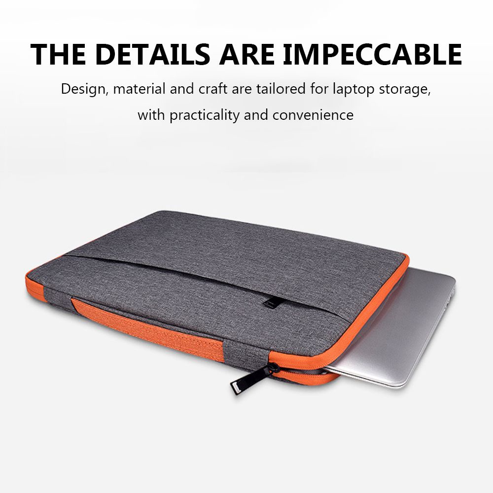 Túi đựng laptop hai đầu dây khóa kéo chống nước nhiều màu tùy chọn sức chứa lớn kích thước 11 13 14 15.4 15.6 inch