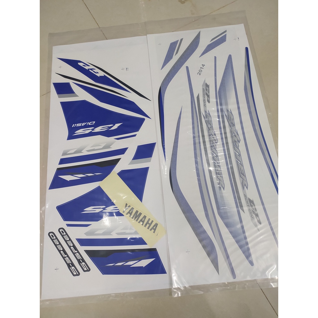 Tem Rời Ex 135 Zin 2014 Trắng Xanh Gp