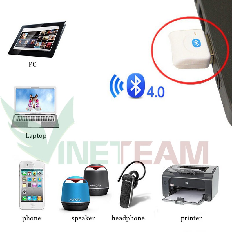 (SIÊU GIẢM GIÁ) USB Bluetooth Máy Tính 4.0 CSR BT-06A -dc2880 | WebRaoVat - webraovat.net.vn