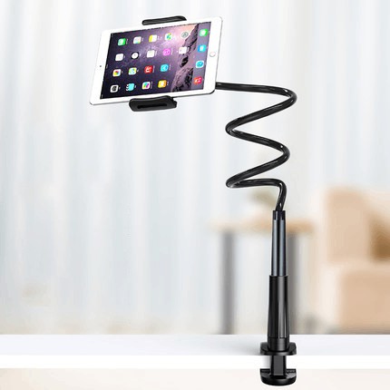 [ CHÍNH HÃNG KAKU ] Giá đỡ kẹp Ipad máy tính bảng điện thoại xoay 360 độ trên bàn giường tiện lợi