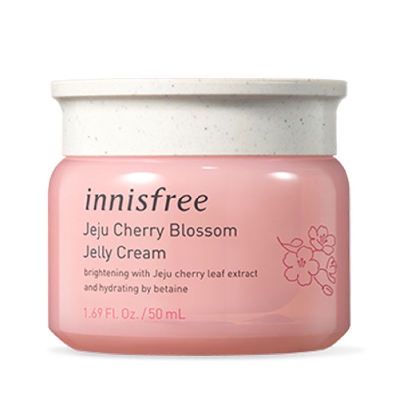 Kem Dưỡng Nâng Tông Da Innisfree Jeju Cherry Blossom / Trà xanh 50ml chính hãng Hàn Quốc