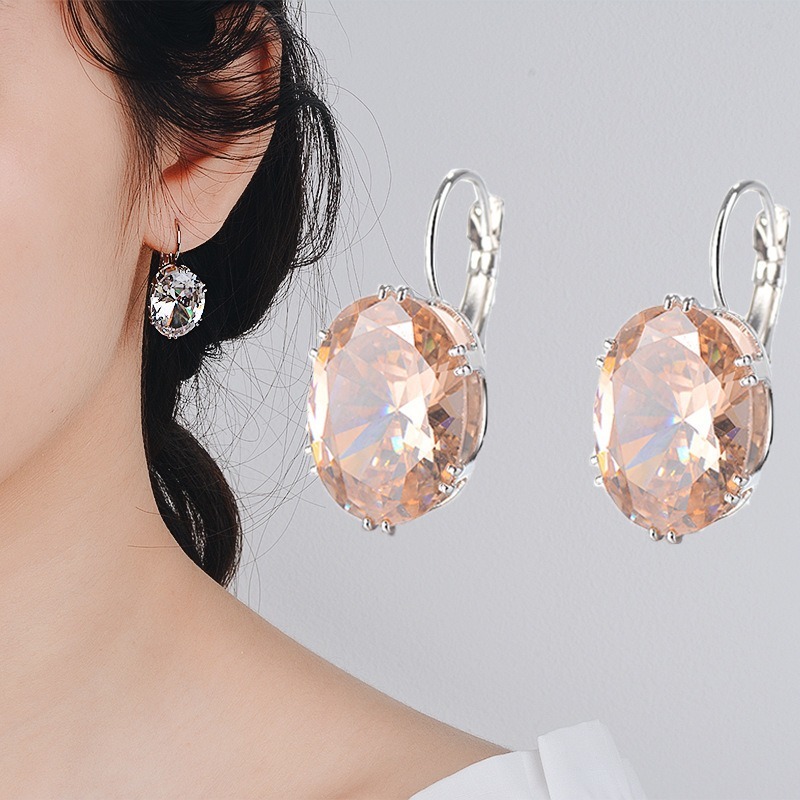 SAPPHIRE Bông Tai Đính Đá Thời Trang Nữ Tính