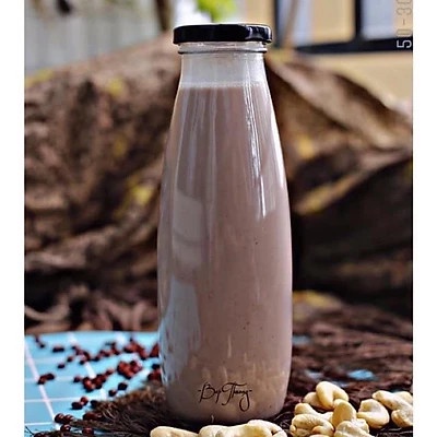 Combo 3 Lọ Thủy Tinh Nắp Thiếc 310ml Đựng Sữa Hạt, Nước Ép Trái Cây