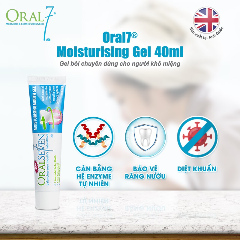 Gel tạo nước bọt nhân tạo chuyên dùng cho người khô miệng oral7 oralmart - ảnh sản phẩm 5