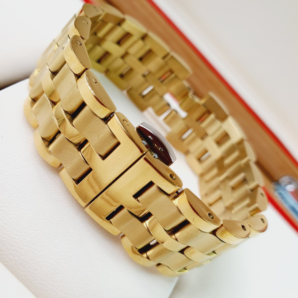 Dây đồng hồ Nam cao cấp, chất liệu thép không gỉ sang trọng, size 24
