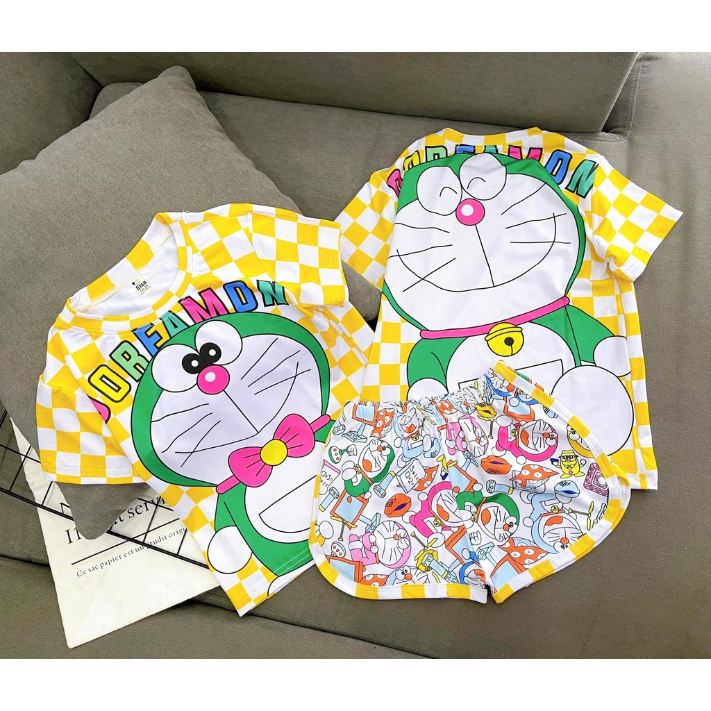 [8-40Kg] Bộ đồ bé gái quần đùi in hình 3D HOT TREND chất vải mềm mịn thoáng mát được các bé yêu thích BGS11