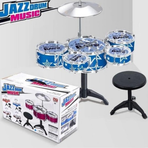 Bộ trống jazz drum cho bé có ghế 5in 1