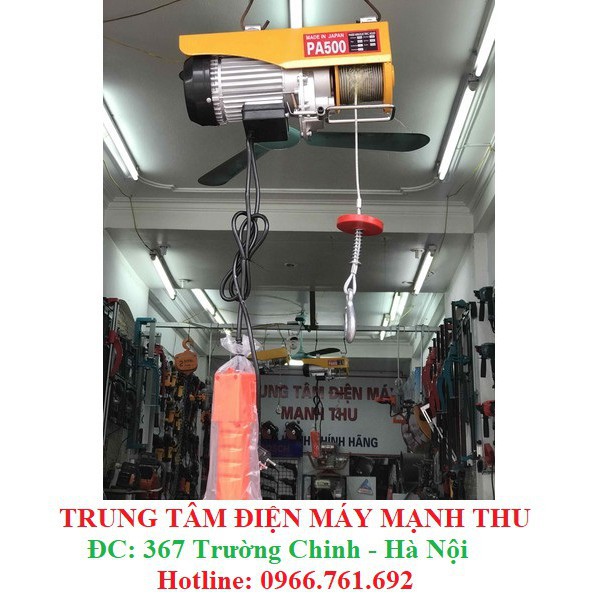 Máy tời điện pa500 - cáp dài 30m