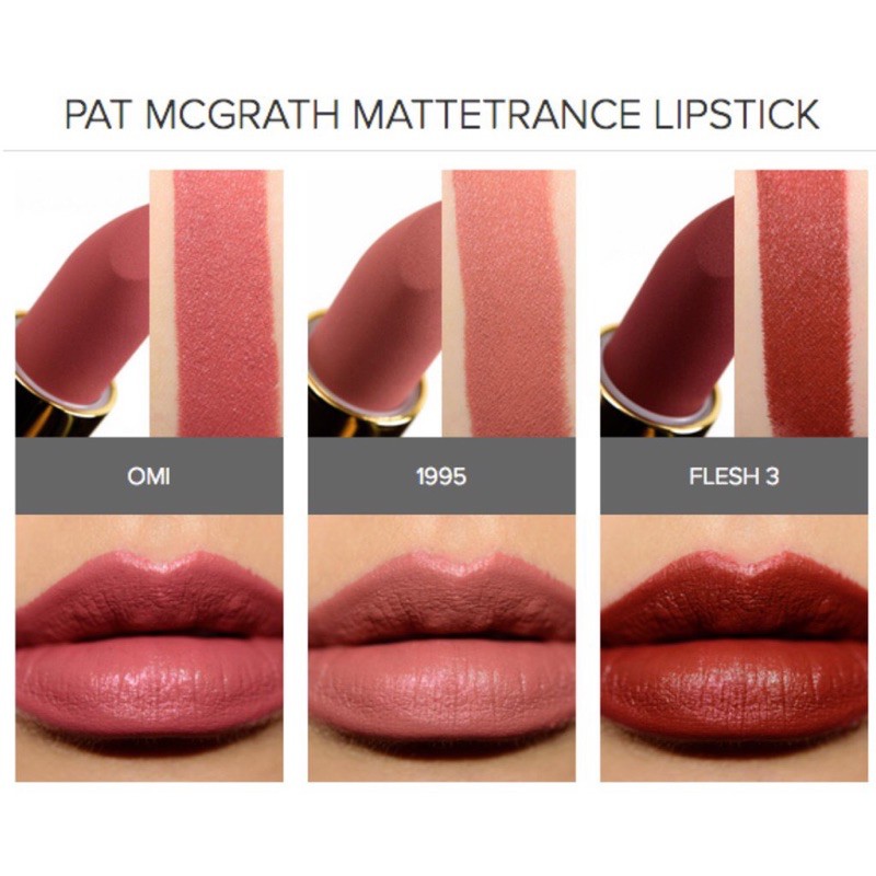 SET SON MINI PAT MCGRATH MATTHE LIPSTICK TRIO