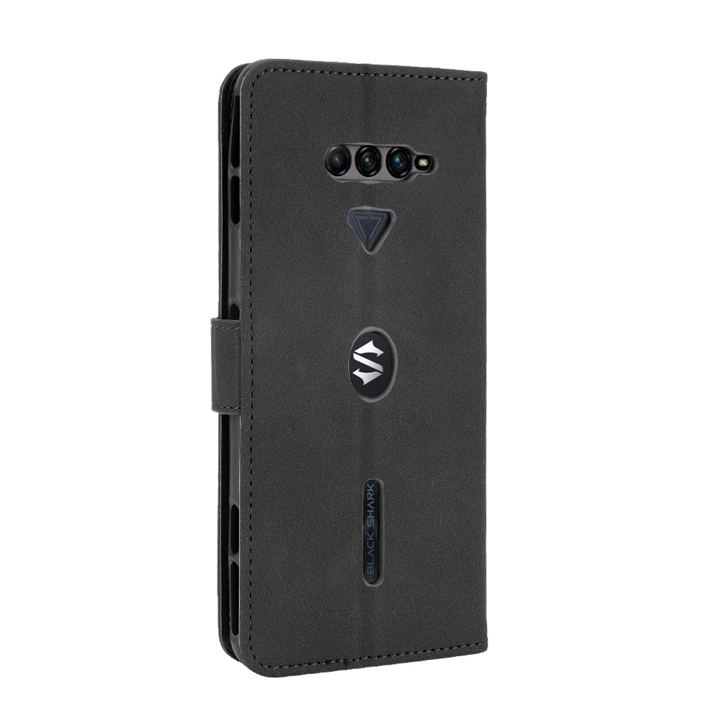 Bao da điện thoại PU TPU mềm có khóa từ tính nắp lật và ngăn đựng thẻ cho Xiaomi Black Shark 4 Pro