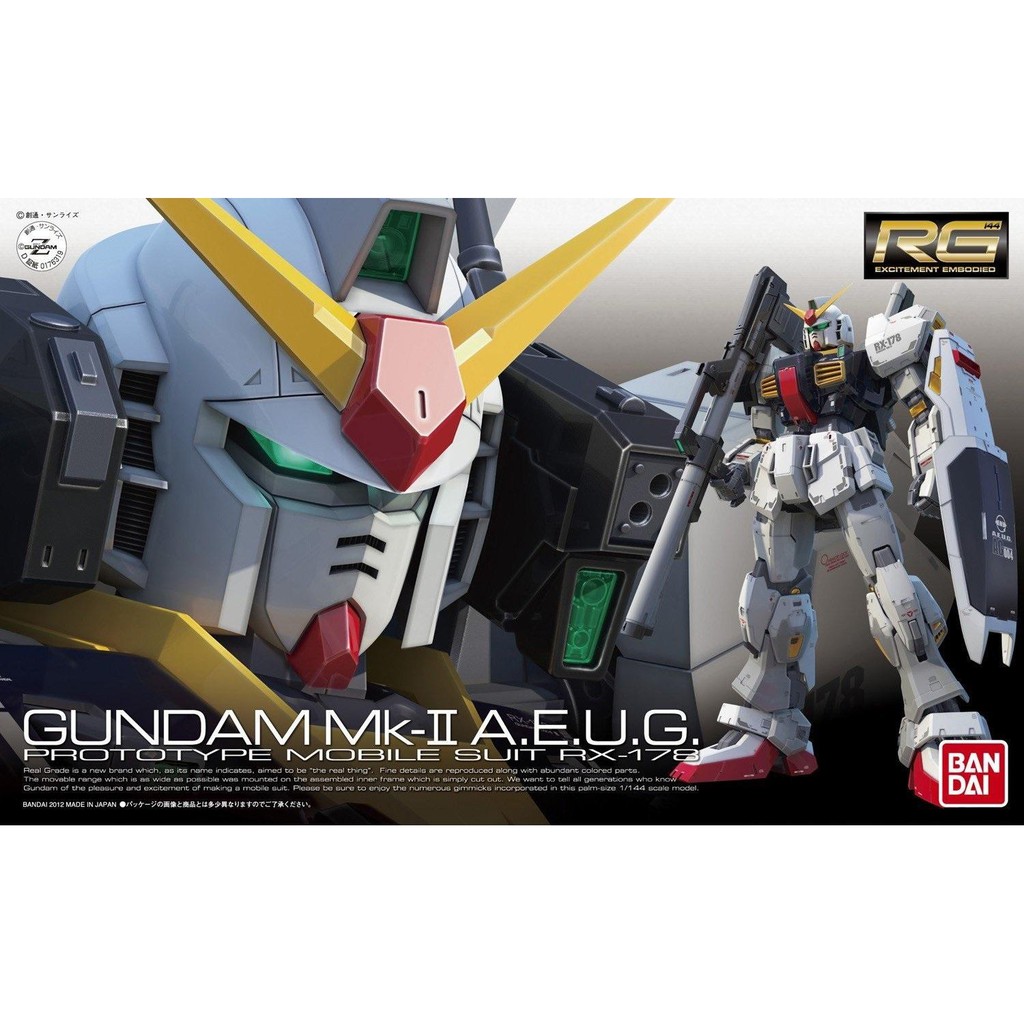 Mô Hình Lắp Ráp RG 1/144 RX-178 Gundam Mk-II A.E.U.G.