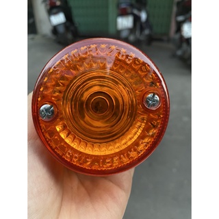 CẶP XI NHAN TRƯỚC XE CUB 86 ( HÀNG ĐẸP ) - ĐẾ NHỰA XI BÓNG