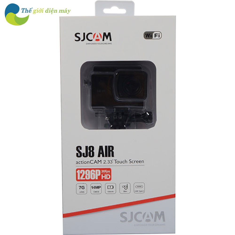 Camera hành trình SJCAM SJ8 Air - Bảo hành 12 tháng - Shop Thế Giới Điện Máy