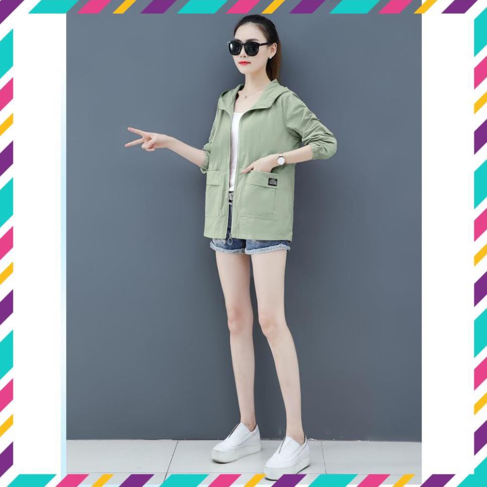 Áo Gió Nữ - Áo Đa Năng Thời Trang 4 Mùa Nữ - Áo Khoác Nữ
