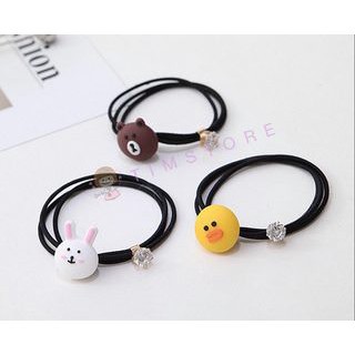 Dây buộc tóc brown, cony , vịt sally