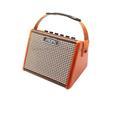 Ampli Đàn Acoustic Guitar Aroma AG15A kết nối Bluetooth – Pin sạc Lithium (Công suất 15W)